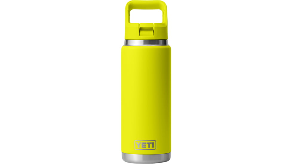 Yeti Rambler 26 oz C Straw Bottle, Firefly Yellow, 26 oz, 21071504718