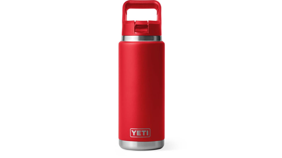 Yeti Rambler 26 oz C Straw Bottle, Rescue Red, 21071503996