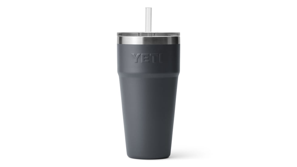 Yeti Rambler 26 oz Straw Cup, Charcoal, 21071501189