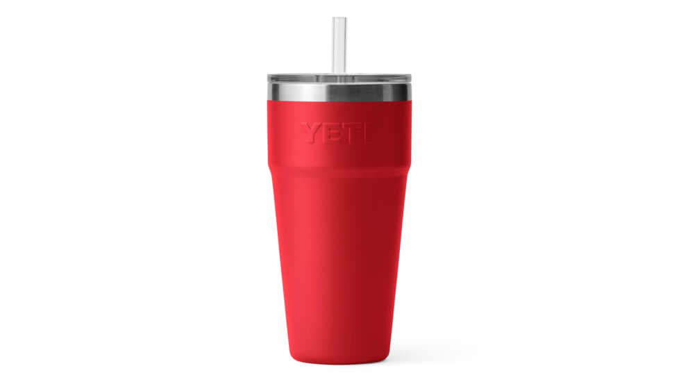 Yeti Rambler 26 oz Straw Cup, Rescue Red, 21071501388
