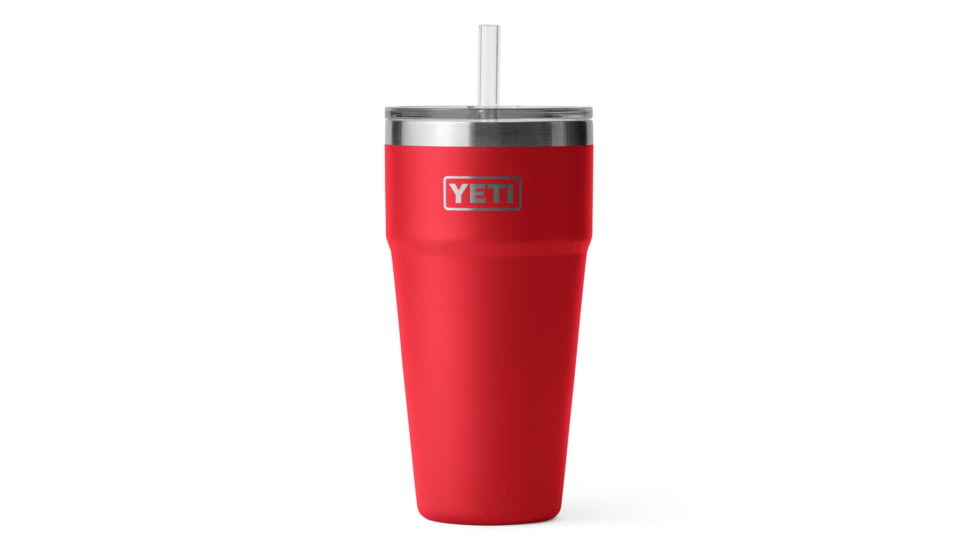 Yeti Rambler 26 oz Straw Cup, Rescue Red, 21071501388