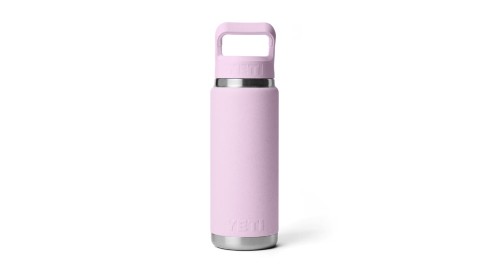 Yeti Rambler 26 oz Water Bottle w/Straw Cap, Cherry Blossom, 21071505941