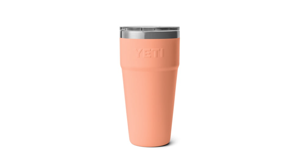 Yeti Rambler 30 oz Stackable Cup w/Magslider Lid, Lowcountry Peach, 21071505466