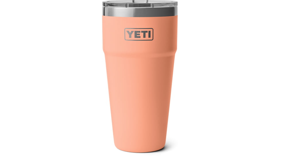 Yeti Rambler 30 oz Stackable Cup w/Magslider Lid, Lowcountry Peach, 21071505466