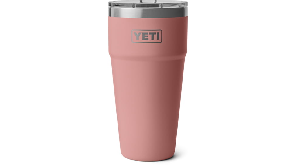 Yeti Rambler 30 oz Stackable Cup w/Magslider Lid, Sandstone Pink, 21071504249