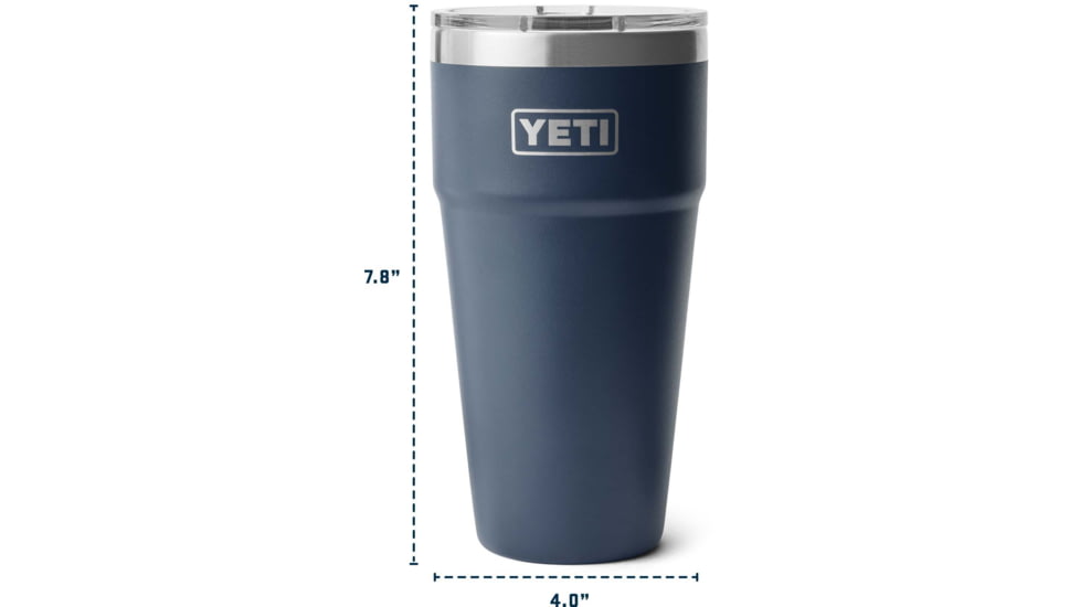 Yeti Rambler 30 oz Stackable Pint w/Magslider Lid, Navy, 21071503717