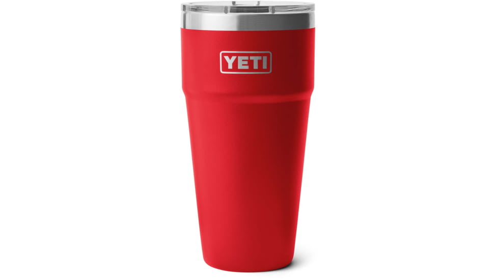 Yeti Rambler 30 oz Stackable Pint w/Magslider Lid, Rescue Red, 21071503893