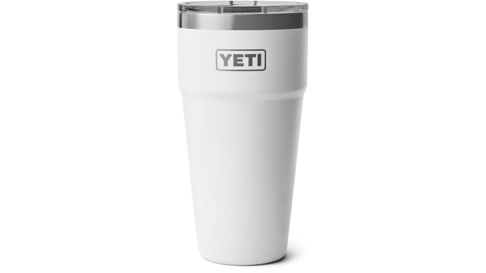 Yeti Rambler 30 oz Stackable Pint w/Magslider Lid, White, 21071503715