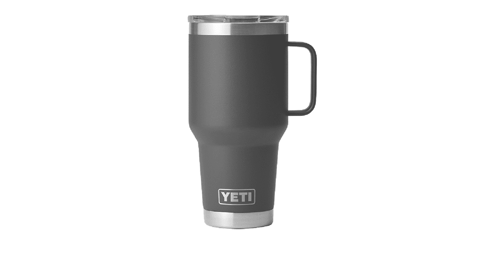 Yeti Rambler Travel Mug, 30 oz, Black, 21071502290