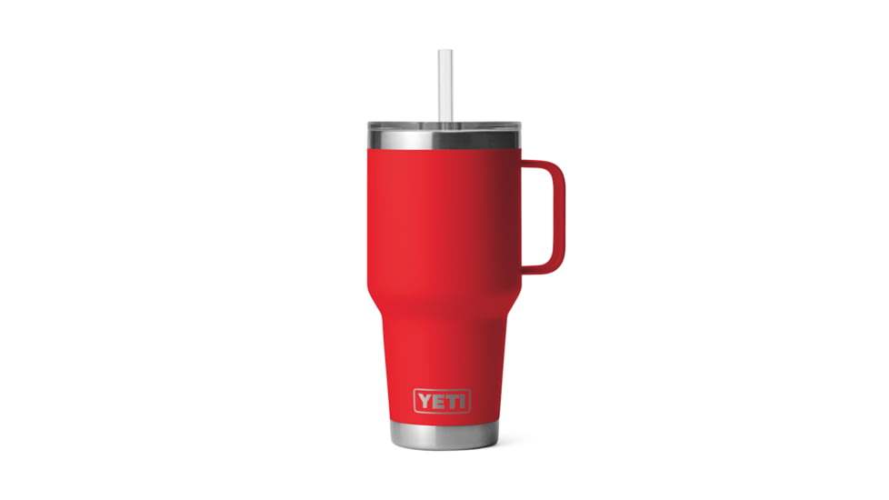 Yeti Rambler 35 oz Straw Mug, Rescue Red, 21071504372