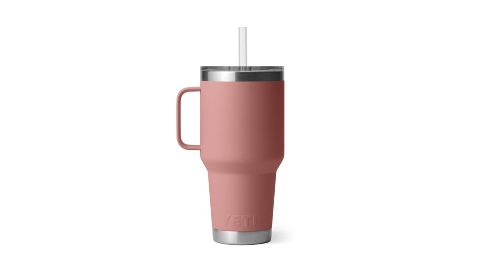 Yeti Rambler 35 oz Straw Mug, Sandstone Pink, 21071503348