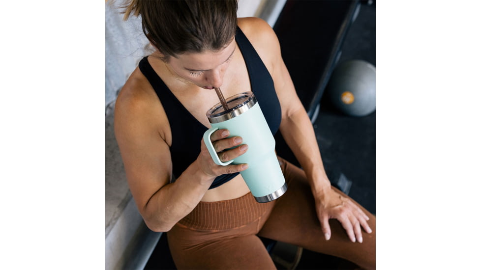 Yeti Rambler 35 oz Straw Mug, Seafoam, 35 oz, 21071502254