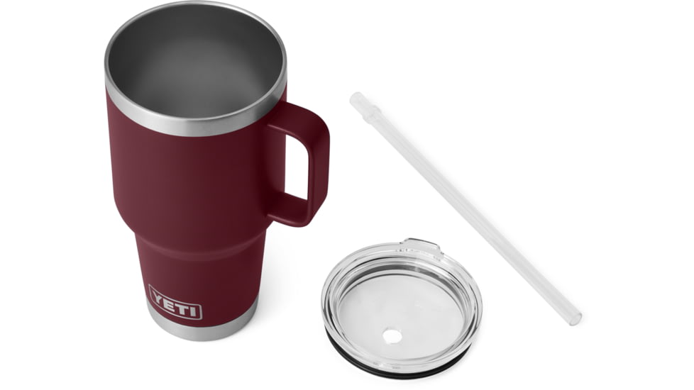Yeti Rambler 35 oz Straw Mug, Wild Vine Red, 21071503250