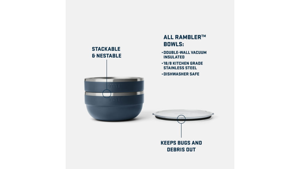 Yeti Rambler 4.5 Qt Bowl, Navy, 4.5 QT, 21071505268