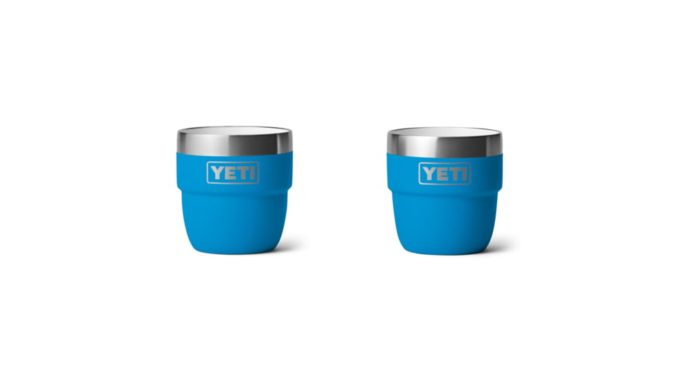Yeti Rambler 4 oz Espresso Cup - 2 Pack, Big Wave Blue, 4 oz, 21071502687