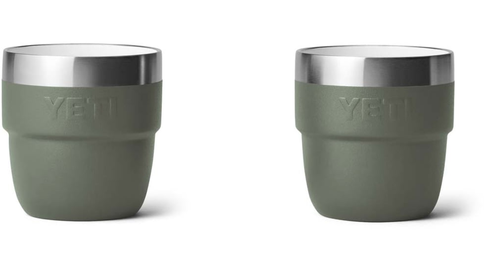 Yeti Rambler 4 oz Espresso Cup - 2 Pack, Camp Green, 4 oz, 21071501861