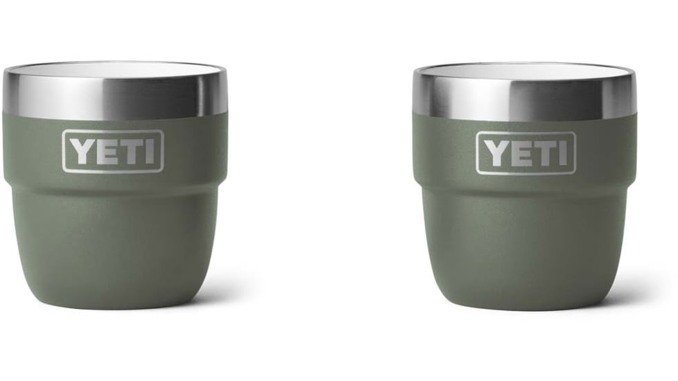 Yeti Rambler 4 oz Espresso Cup - 2 Pack, Camp Green, 4 oz, 21071501861