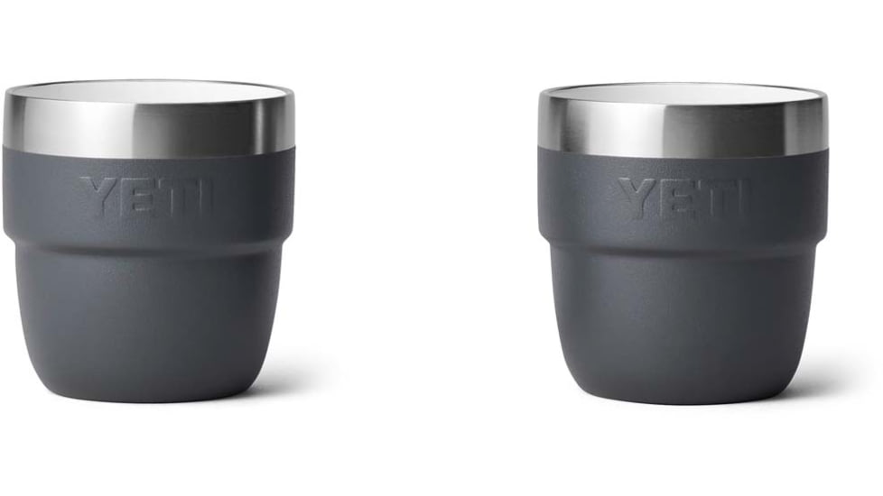 Yeti Rambler 4 oz Espresso Cup - 2 Pack, Charcoal, 4 oz, 21071501860
