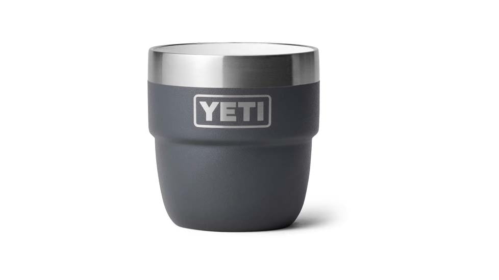 Yeti Rambler 4 oz Espresso Cup - 2 Pack, Charcoal, 4 oz, 21071501860