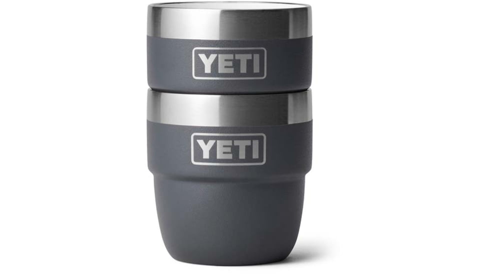 Yeti Rambler 4 oz Espresso Cup - 2 Pack, Charcoal, 4 oz, 21071501860