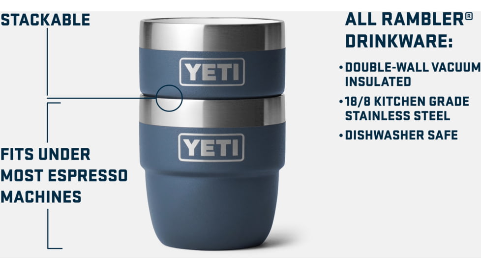 Yeti Rambler 4 oz Espresso Cup - 2 Pack, Key Lime, 21071503415