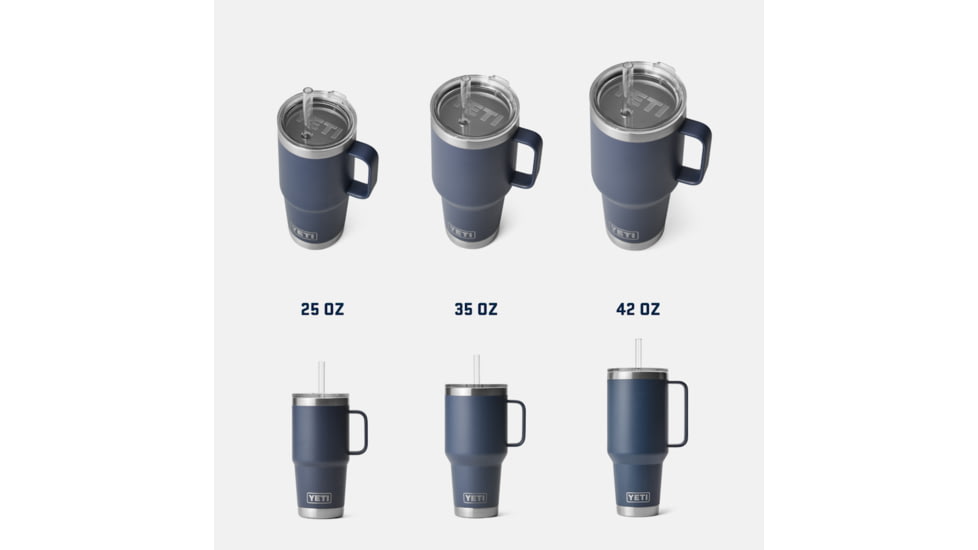 Yeti Rambler 42 oz Straw Mug Big Wave Blue, Big Wave Blue/Nave, 42 oz, 21071502896