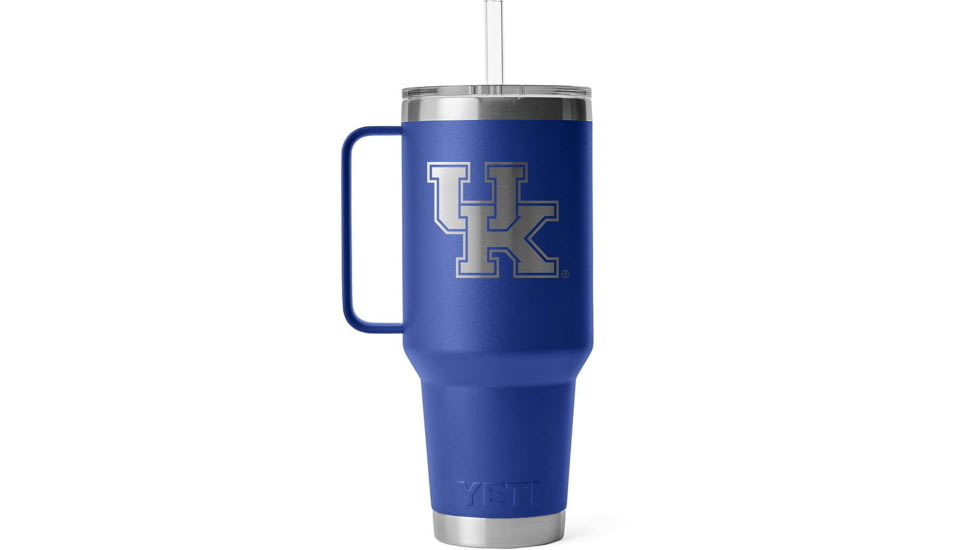 Yeti Rambler 42 oz Straw Mug w/Straw Lid, Blue/NCAA Kentucky, 28100007131