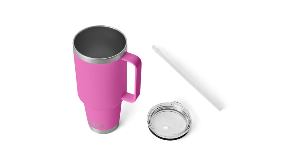 Yeti Rambler 42 oz Straw Mug Wildflower Fuchsia, Wildflower Fuchsia, 42 oz, 21071503146