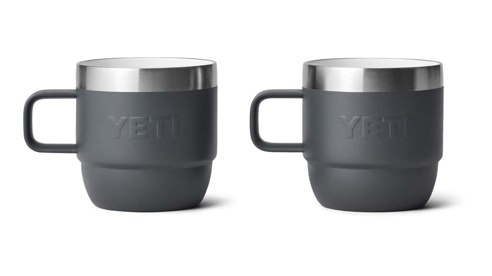 Yeti Rambler 6 oz Espresso Cup - 2 Pack, Charcoal, 6 oz, 21071501865