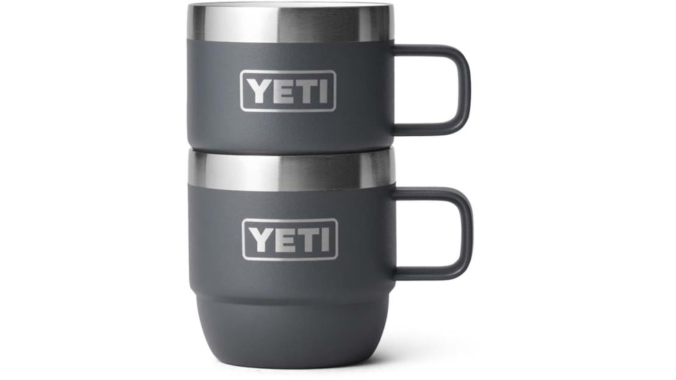 Yeti Rambler 6 oz Espresso Cup - 2 Pack, Charcoal, 6 oz, 21071501865