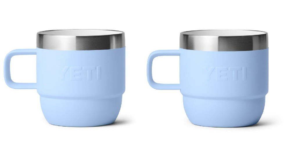 Yeti Rambler 6 oz Stackable Mug - 2 Pack, Big Sky Blue, 6 oz, 21071504661