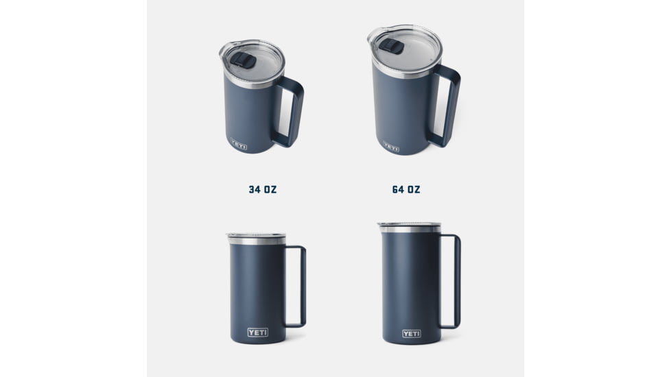 Yeti Rambler 64 oz Pitcher, Big Sky Blue, 64 oz, 21071504664