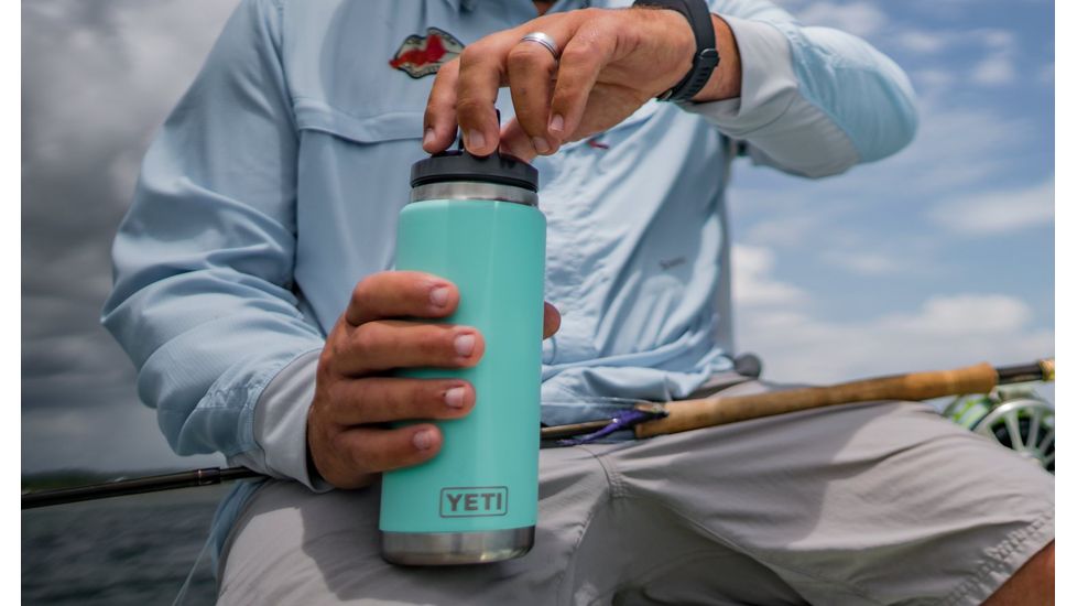 Yeti Rambler Bottle - 26 oz-Seafoam