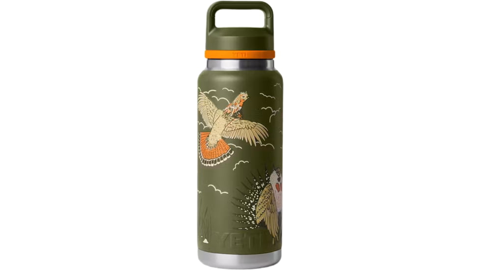 Yeti Rambler Bottle w/ Chug Cap, Upland Bird Olive, 36oz, 21071509737