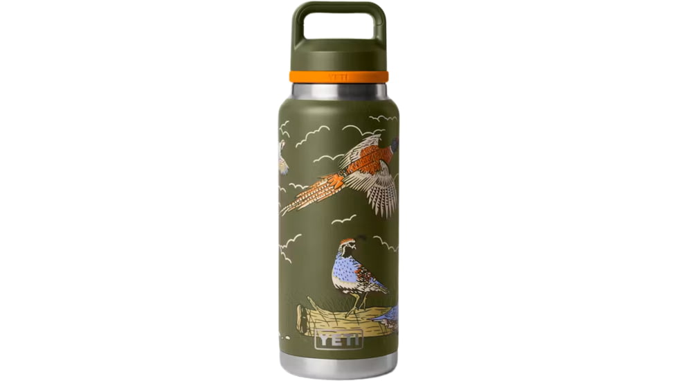 Yeti Rambler Bottle w/ Chug Cap, Upland Bird Olive, 36oz, 21071509737