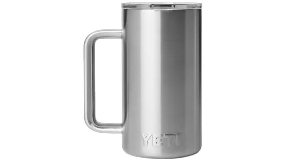 Yeti Rambler Ceramic Lined Mug w/ 2.0 MagSlider Lid, Stainless, 24oz, 21071509002