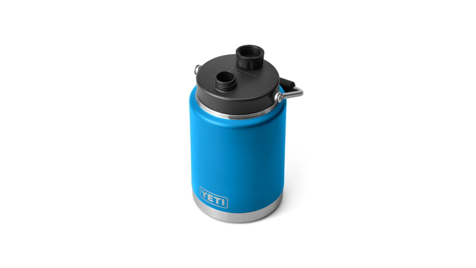 Yeti Rambler Half Gallon Jug, Big Wave Blue, Half Gallon, 21071502661