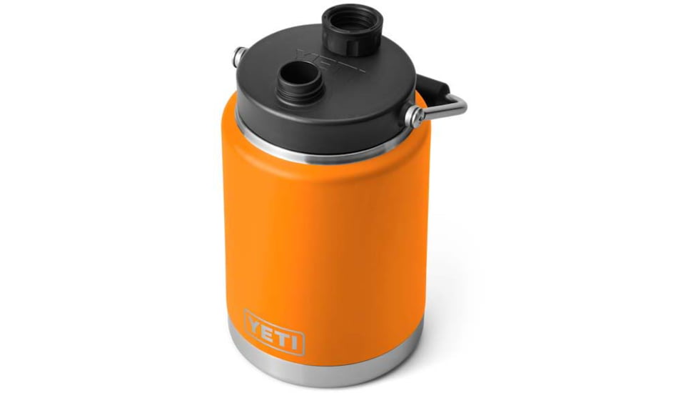 Yeti Rambler Half Gallon Jug, King Crab Orange, 21071500862