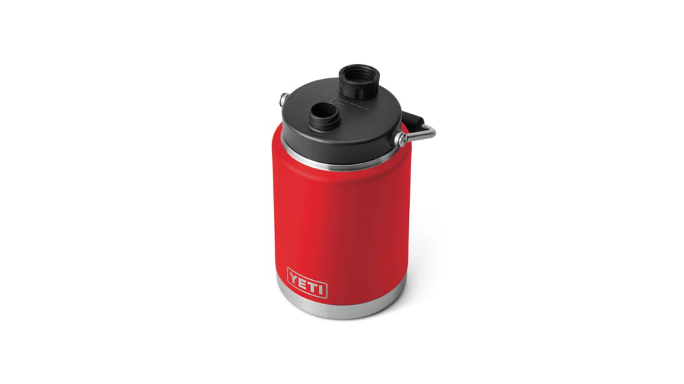 Yeti Rambler Half Gallon Jug, Rescue Red, 21071501401