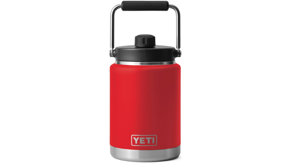 Yeti Rambler Half Gallon Jug, Rescue Red, 21071501401