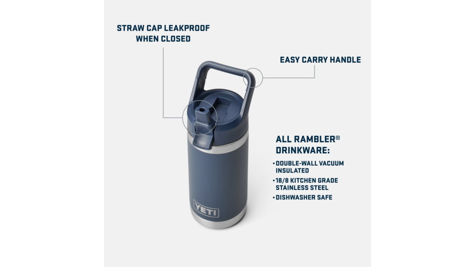 Yeti Rambler Jr. 12 oz Kids Bottle, Lowcountry Peach, 21071505349