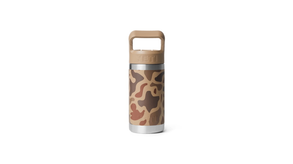 Yeti Rambler Jr 12 oz Kids Water Bottle w/Straw Cap, Wetlands Camo, 21071505888