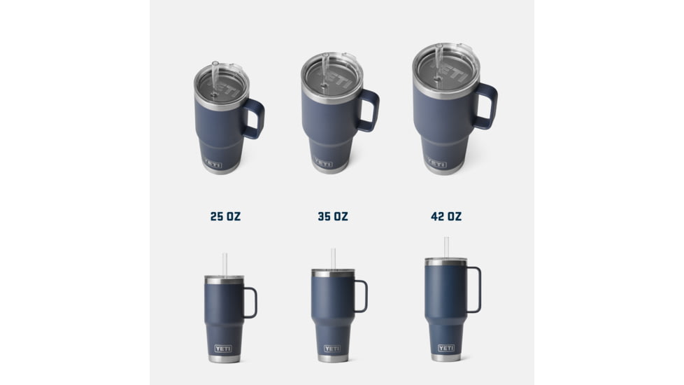 Yeti Rambler Straw Mug, 42oz, White, 21071503836