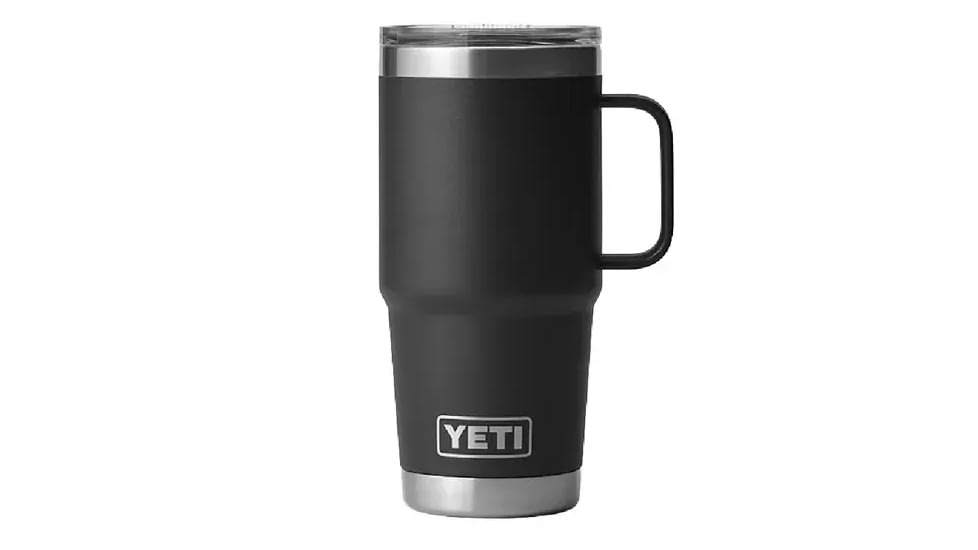 Yeti Rambler Travel Mug, 20 oz, Black, 21071502280