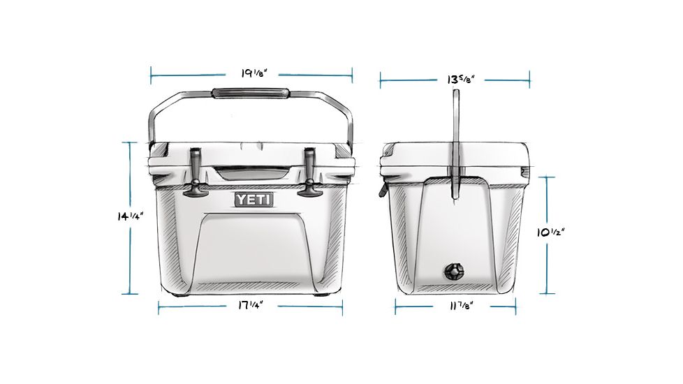 Yeti Roadie 20 Cooler-White