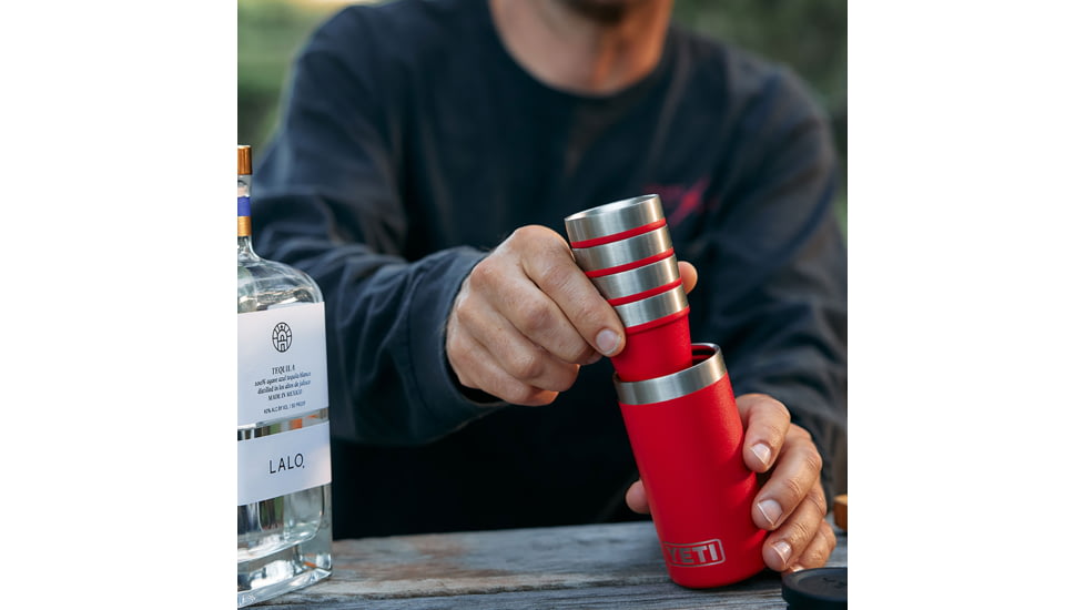 Yeti Shot Glasses And Case, Black, 21071504598