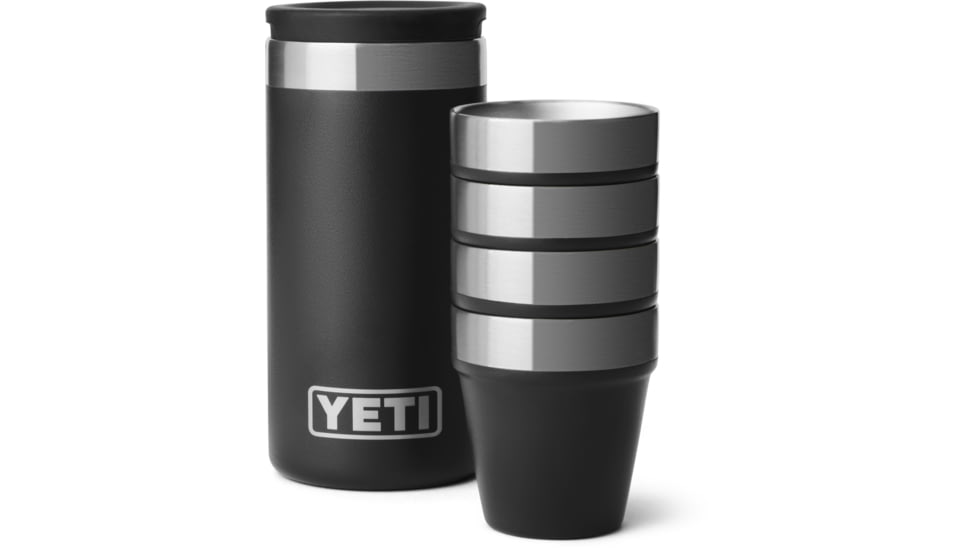 Yeti Shot Glasses And Case, Black, 21071504598