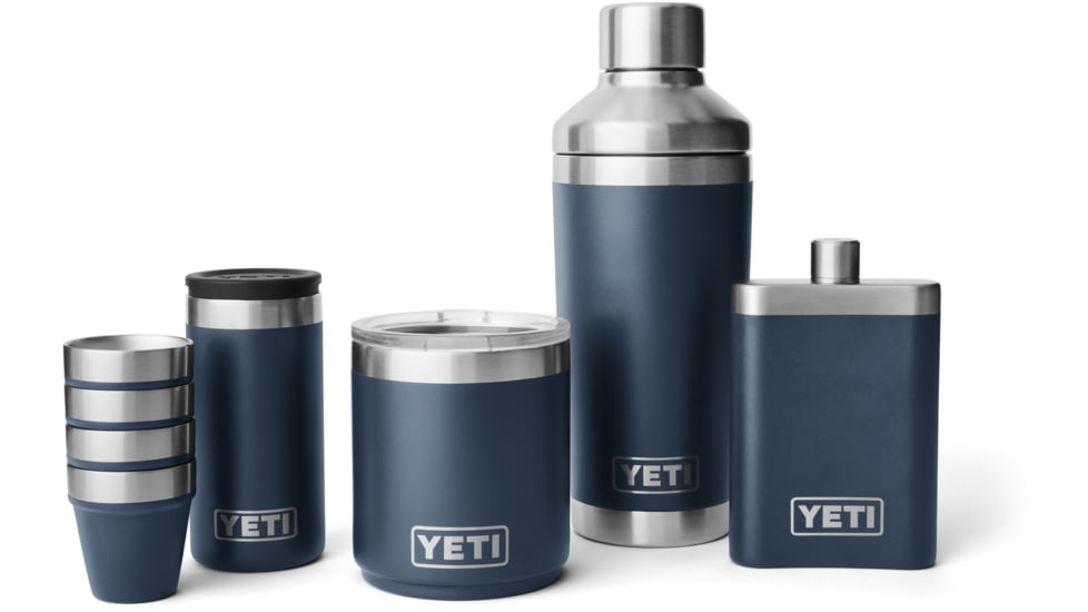 Yeti Shot Glasses And Case, Navy, 21071504276