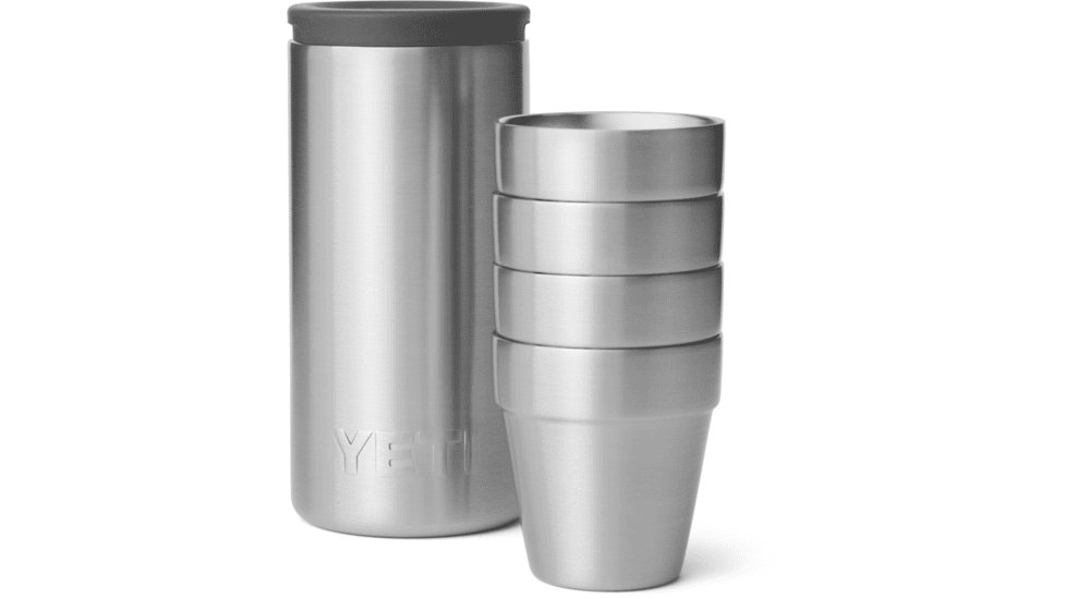 Yeti Shot Glasses And Case, Stainless, 21071504275