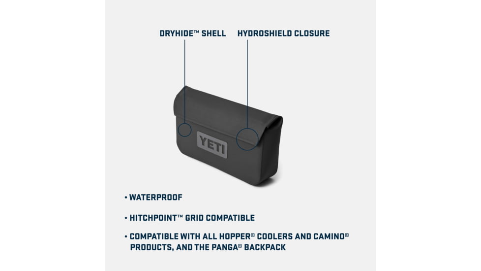 Yeti Sidekick Dry 1L Gear Case, Black, 18060131460